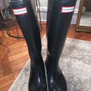 Hunter Gloss Waterproof Rainboot Tall